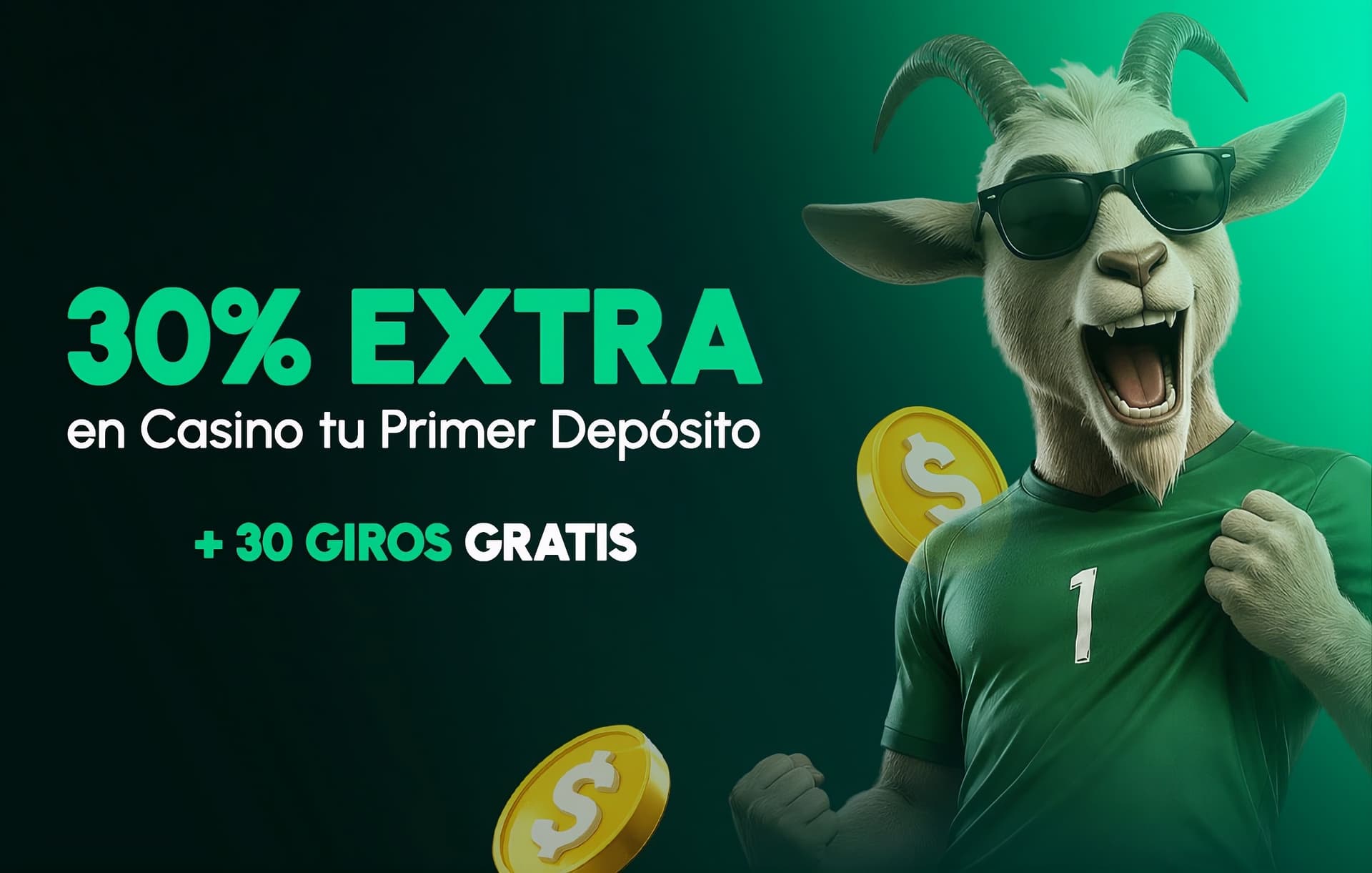 30% Bono de Bienvenida Casino 30% Bono de Bienvenida Casino